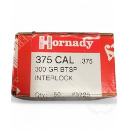 Palle Hornady BTSP Interlock .375 cal.  300GR